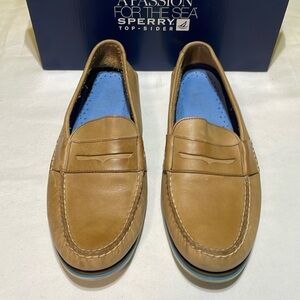 Sperry Top-Sider - SS Loafer Penny (Dark Tan) Men's Slip on  Shoes